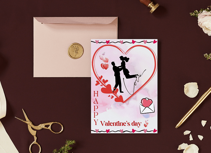 Valentine's day card-05 product image (2)