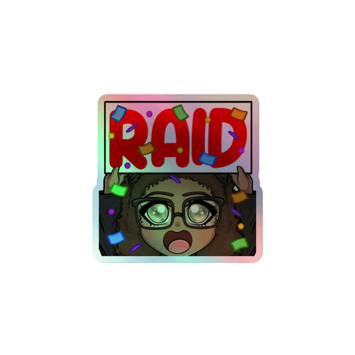 Raid Celebration Holographic Sticker Sheet product image (1)