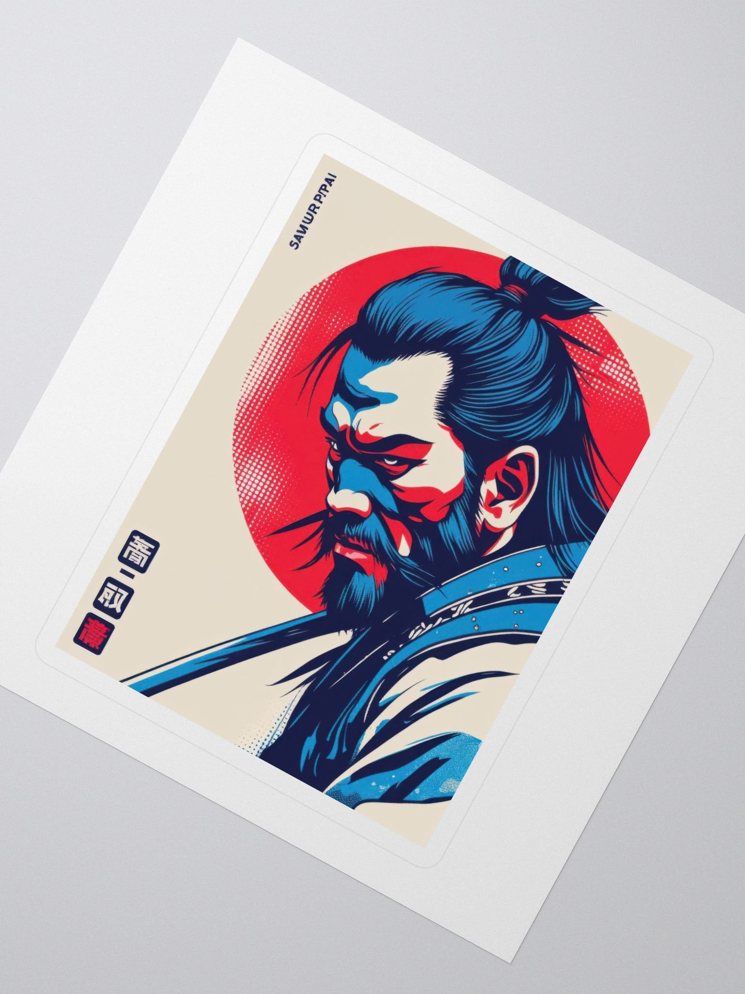 Samurai Warrior Kiss Cut Stickers product image (2)