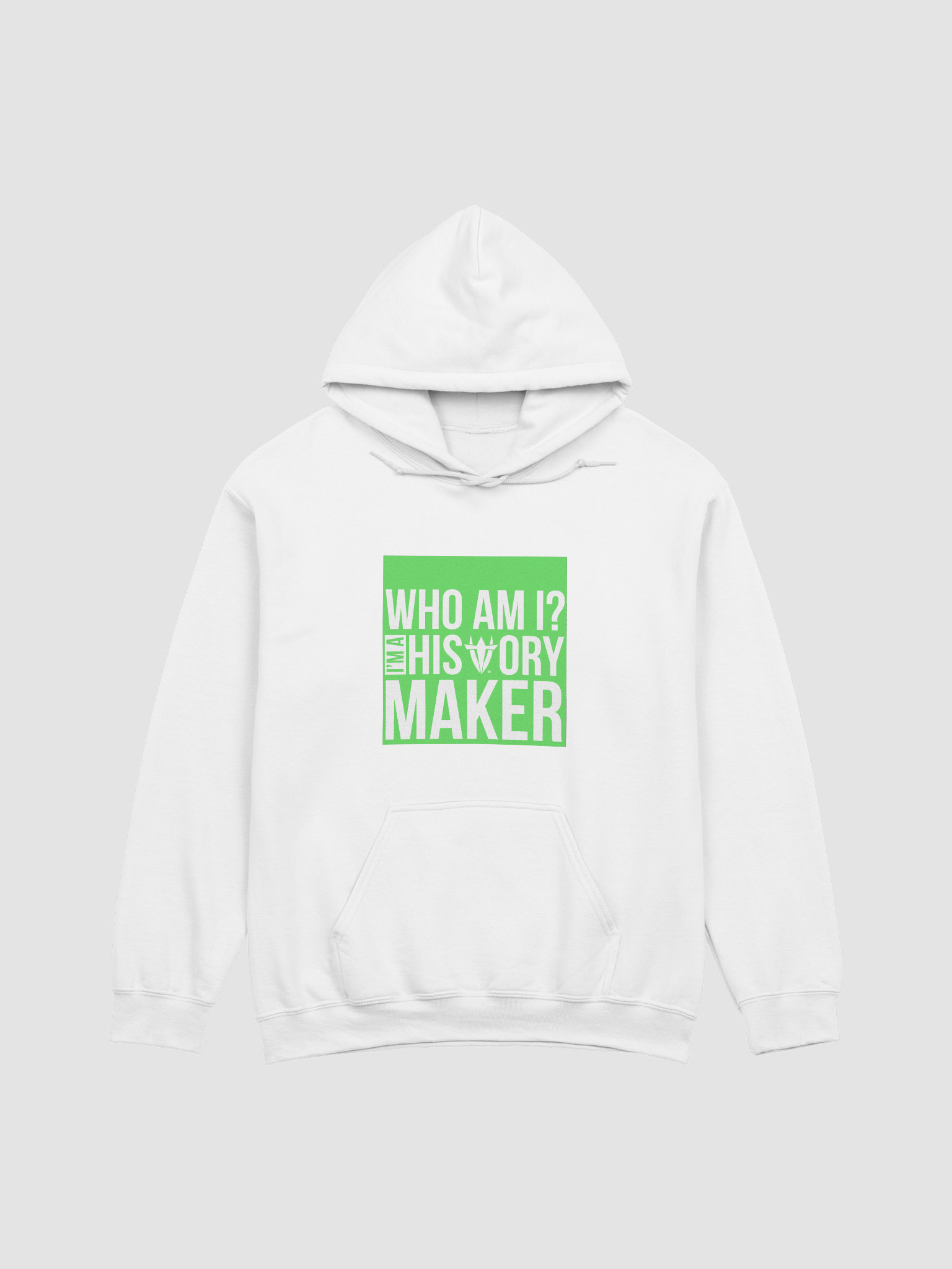 Whom Am I White Hoodie product image (1)