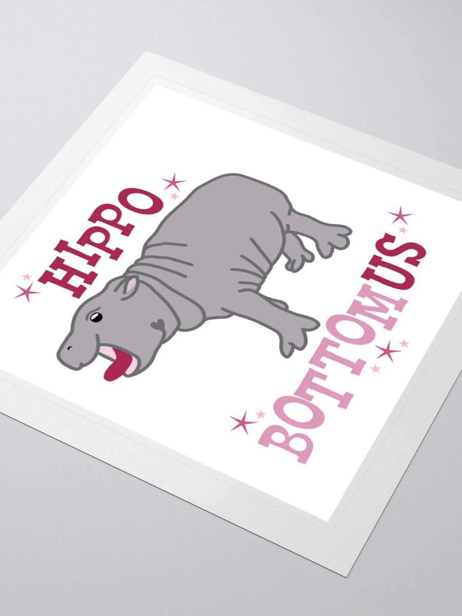 HippoBOTTOMus Sticker | Funny Gay Art product image (4)