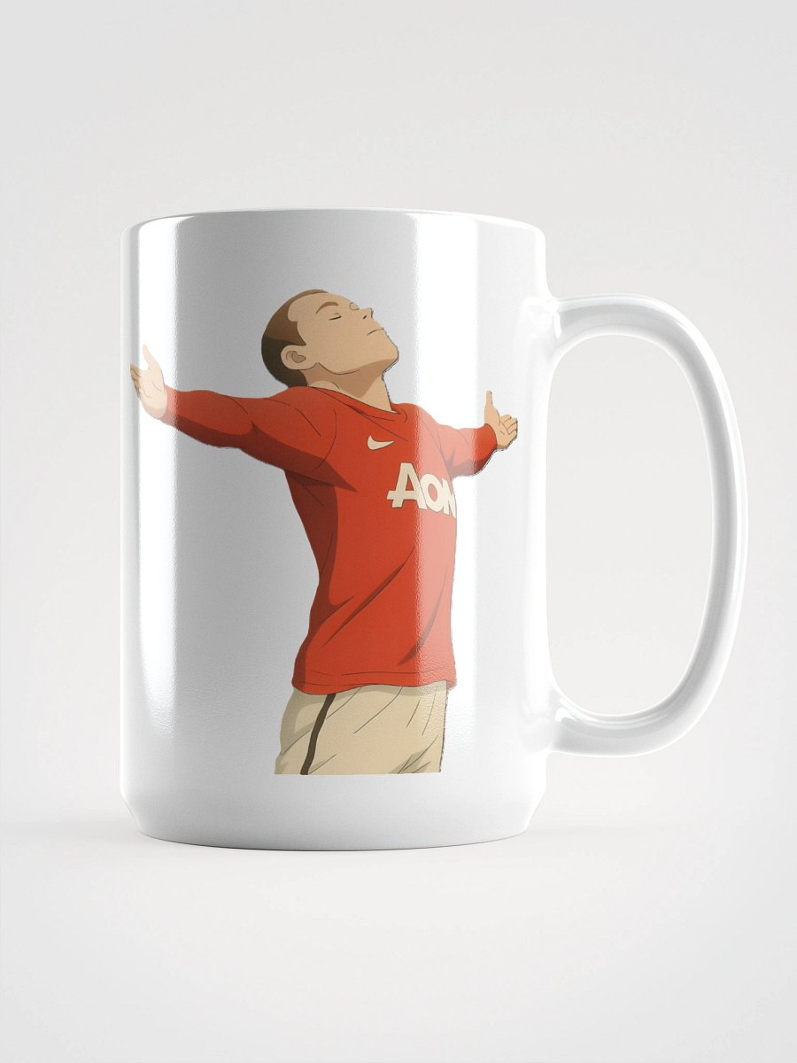 Glossy Mug - Wayne Rooney Goal Celebration - Iconic Moment - Manchester United (Various Colours) product image (1)