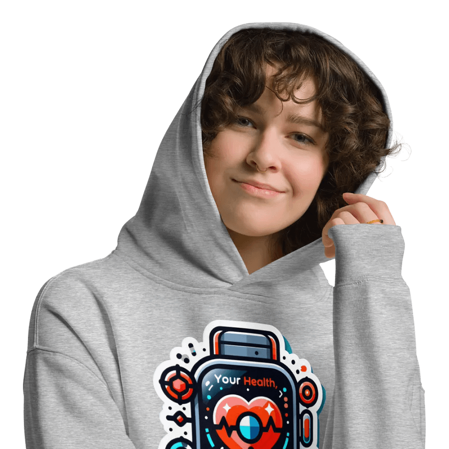 Heartbeat Tracker Unisex Hoodie product image (29)