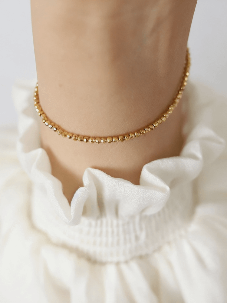 Mini Ball Beads Bracelet | 18K Gold Plated product image (5)