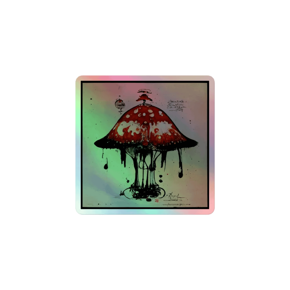 Enchanted Mushroom Holographic Sticker Sheet product image (1)