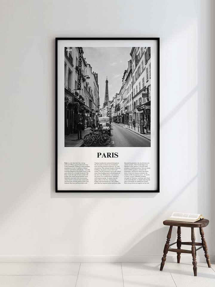 Paris 04 Newspaper Poster product image (2)