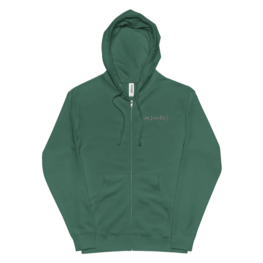 Words Are Hard Zip-Up Hoodie product image (54)