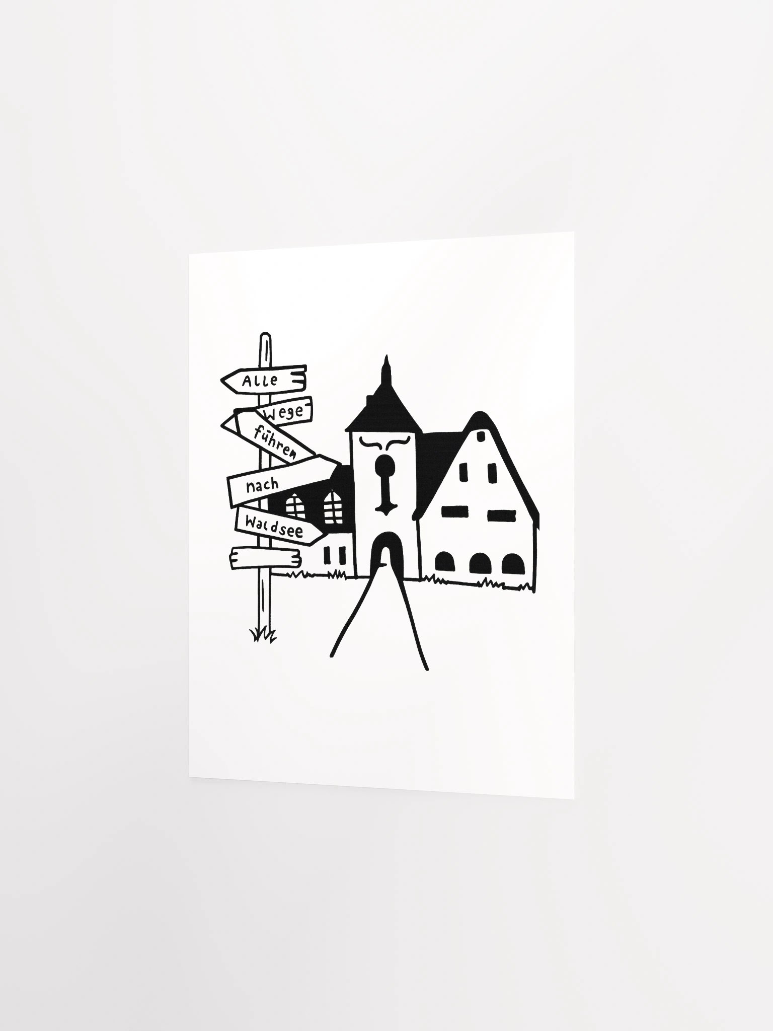 Alle Wege führen nach Waldsee poster product image (6)