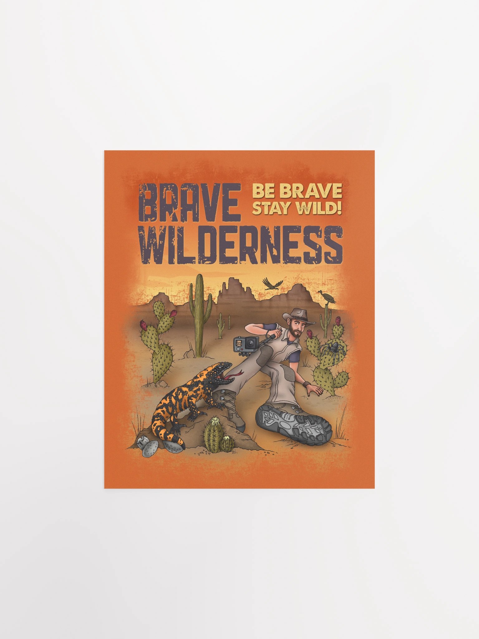 Brave Wilderness Desert Poster product image (1)