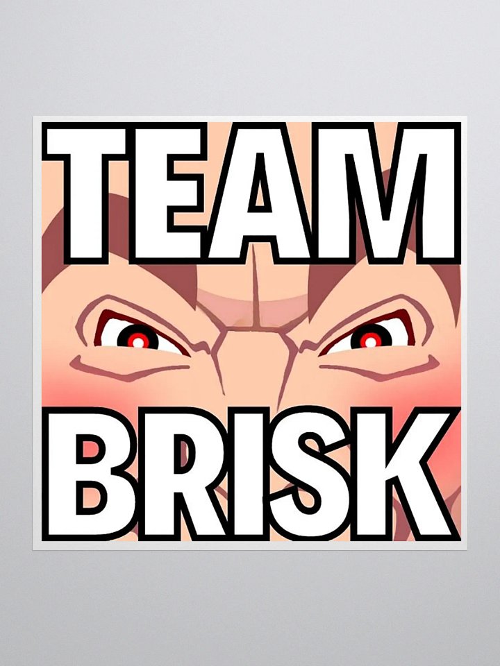 Team Brisk Die Cut Sticker product image (1)