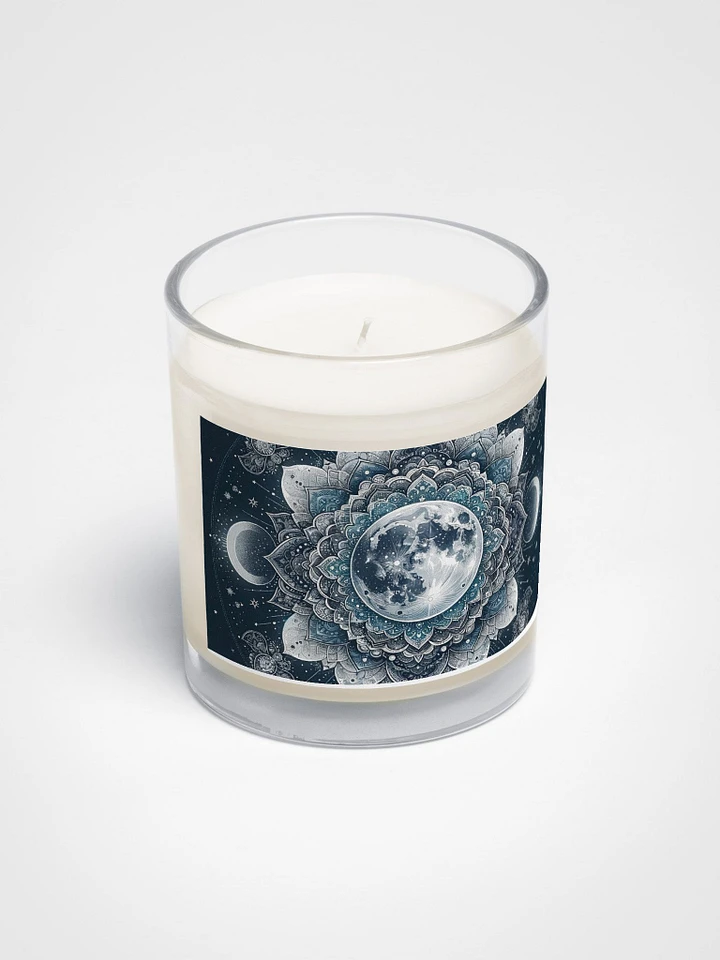 Soy Wax Candle In A Clear Glass Jar product image (2)