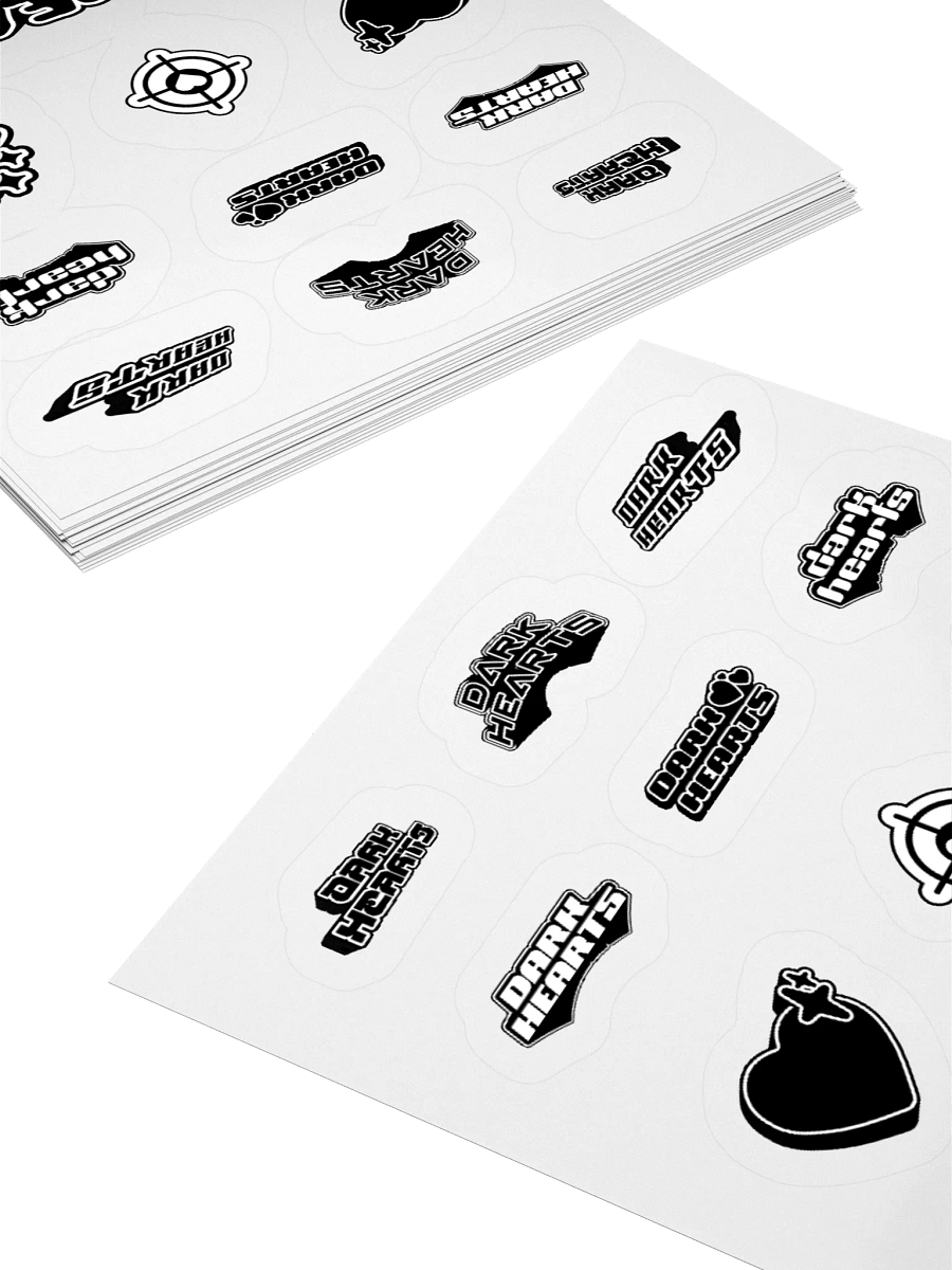 BLACK & WHITE STICKER SHEET product image (4)