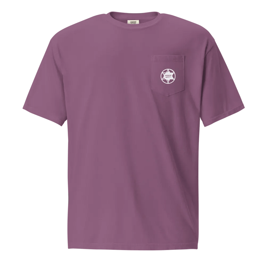 COWBOY SHERIFF Comfort Colors Unisex Garment-Dyed Pocket T-Shirt product image (10)