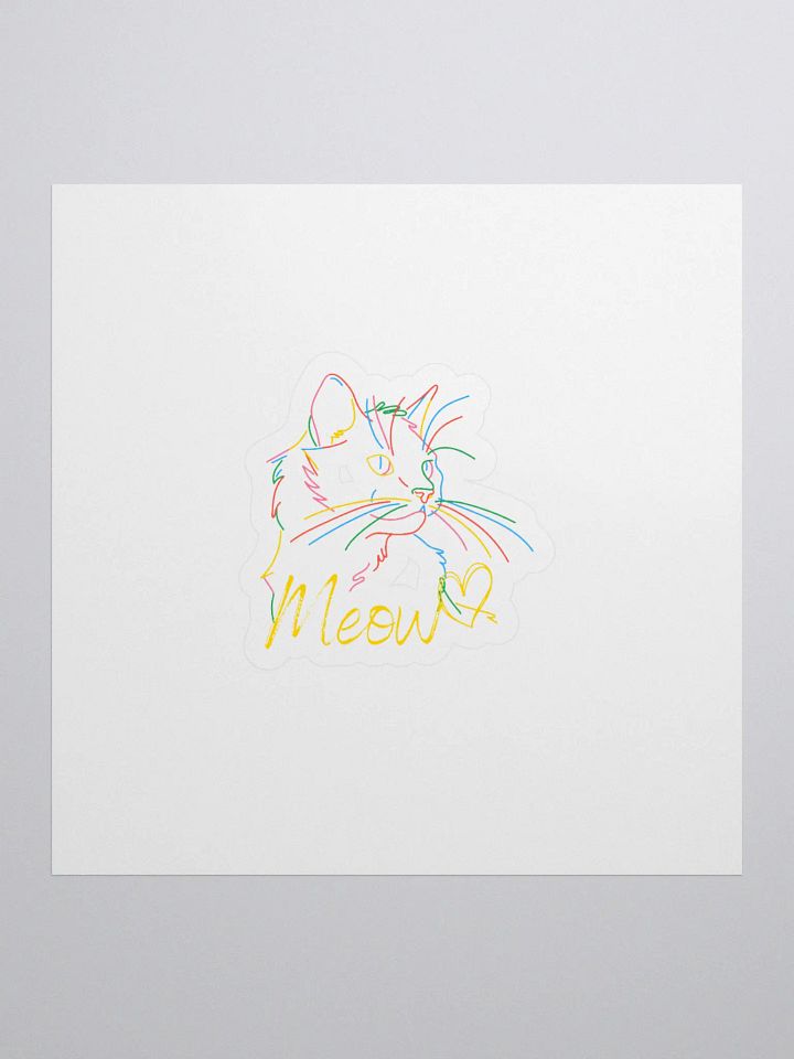 Whimsical Meow Cat Stickers product image (1)
