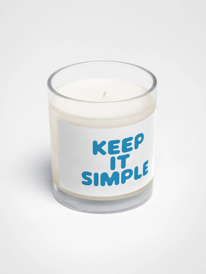 Keep It Simple Candle product image (2)