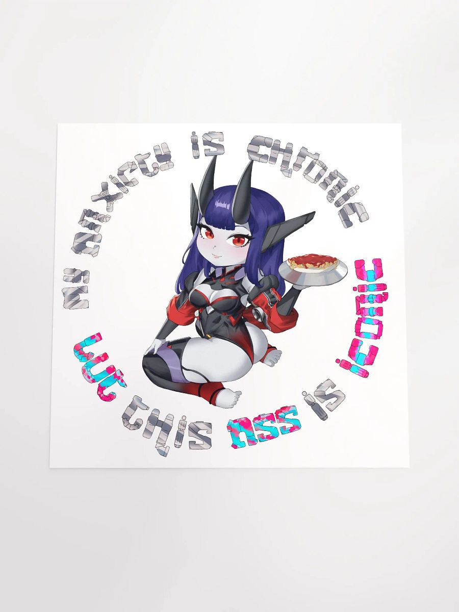 Anxiety Chronic, Ass Iconic Chibi Poster product image (4)