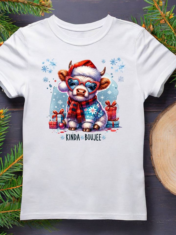 Kinda Boujee Christmas Grapich Tee product image (101)