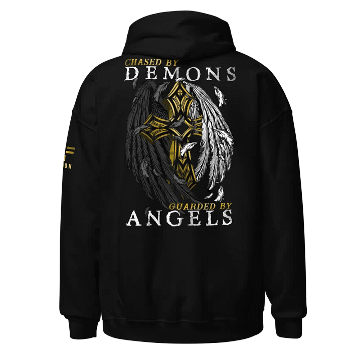 Chased by Demons Guarded by Angels Hoodie product image (1)