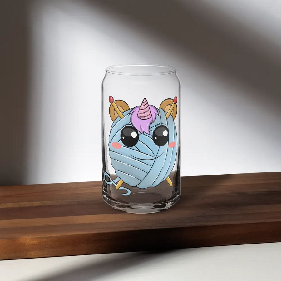 Emote-GlücksPony-Glas-16oz product image (35)