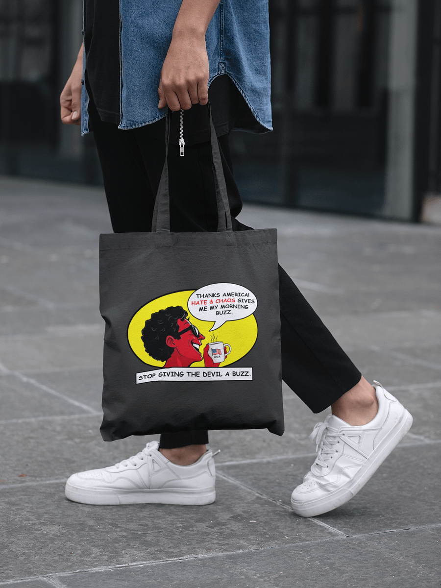 Stop Giving The Devil A Buzz America - Eco-Friendly Tote Bag product image (1)