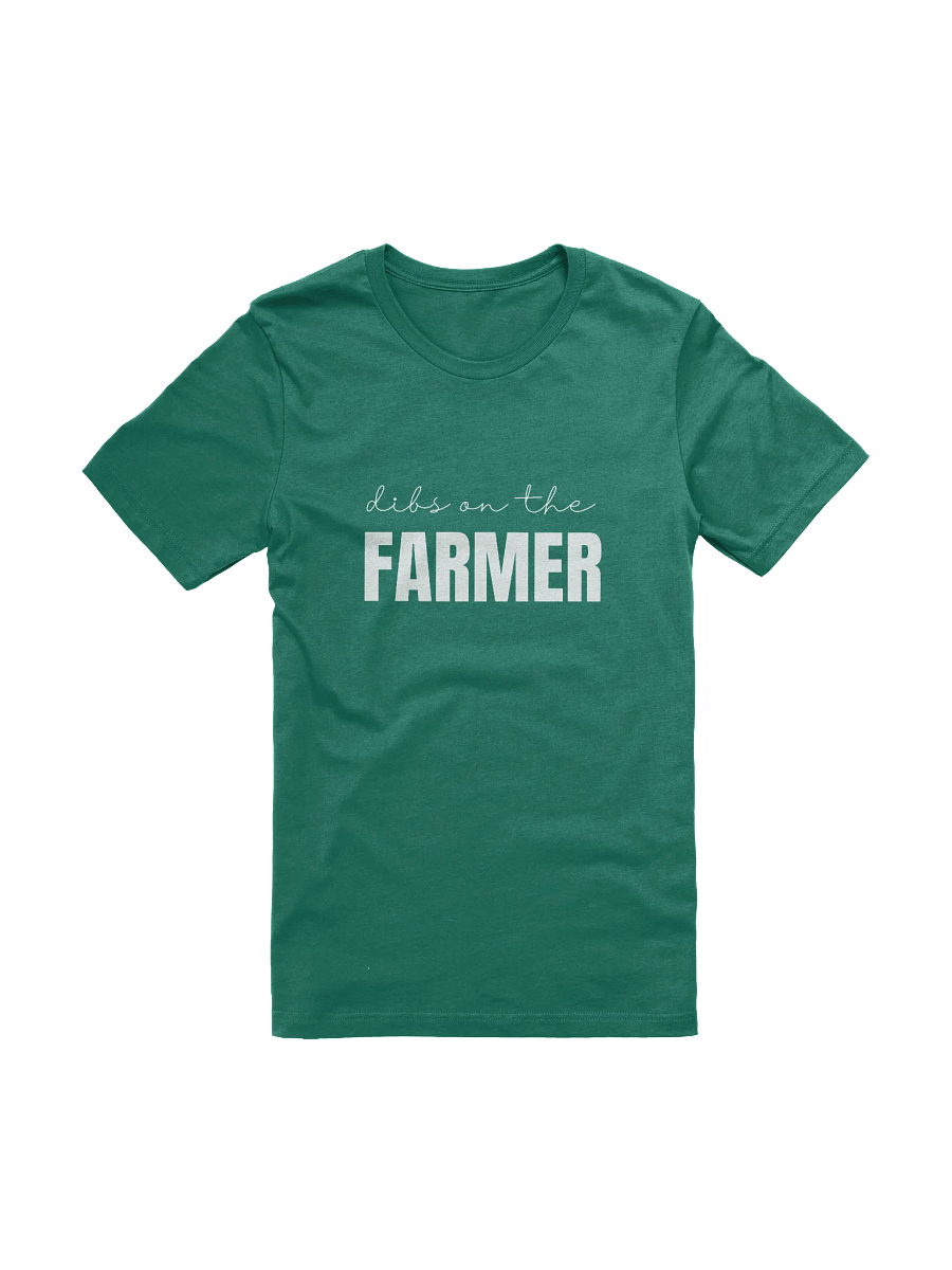 "Dibs on the farmer" t-shirt! (dark background) product image (1)