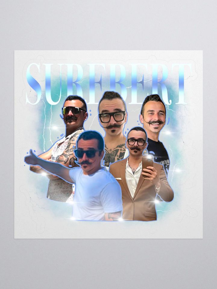 SUREBERT Mustache Mania Sticker product image (1)
