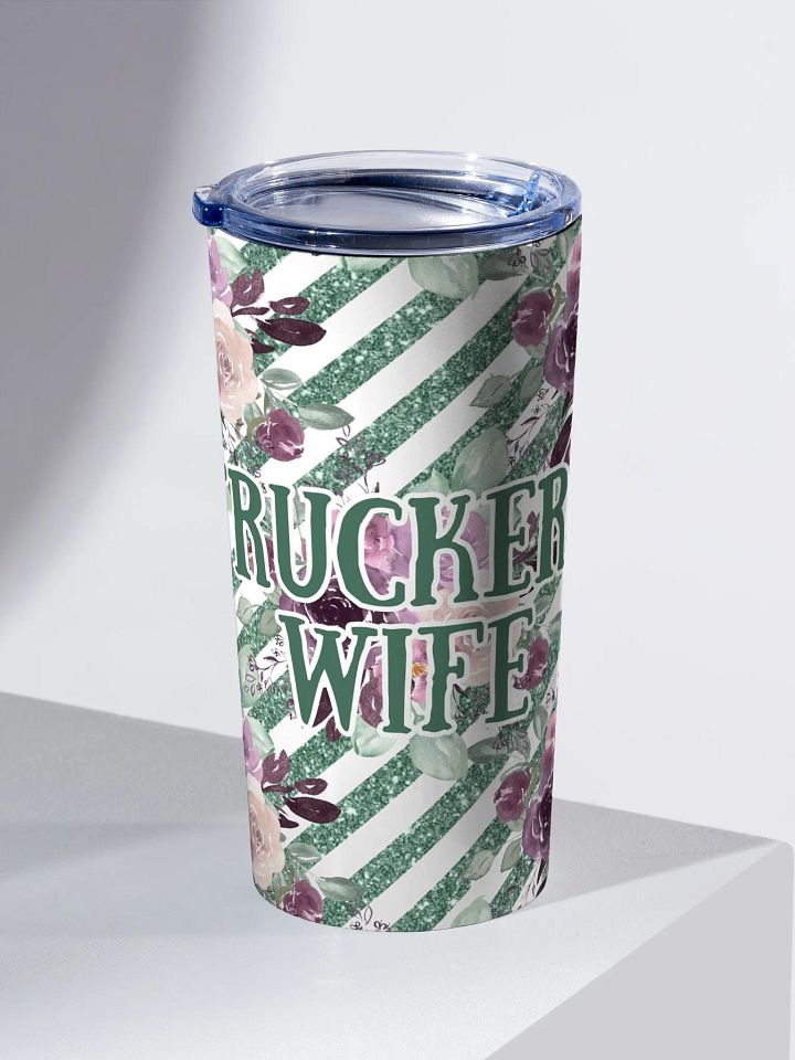 Floral Trucker's Wife Tumbler product image (2)
