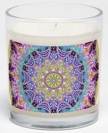 Harmonious Mandala Soy Wax Candle product image (1)