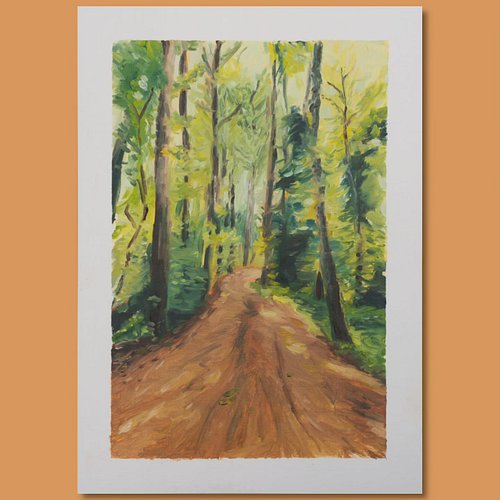 Keskuspuisto, Helsinki - Oil on art board 210x297mm / 8.3x11.7in / A4

An alla prima effort inspired by the beautiful Finnish...