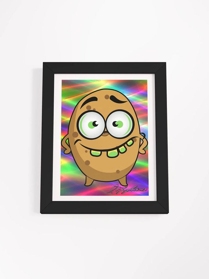 Spudtastic Radiance: Framed Cartoon Poster product image (1)