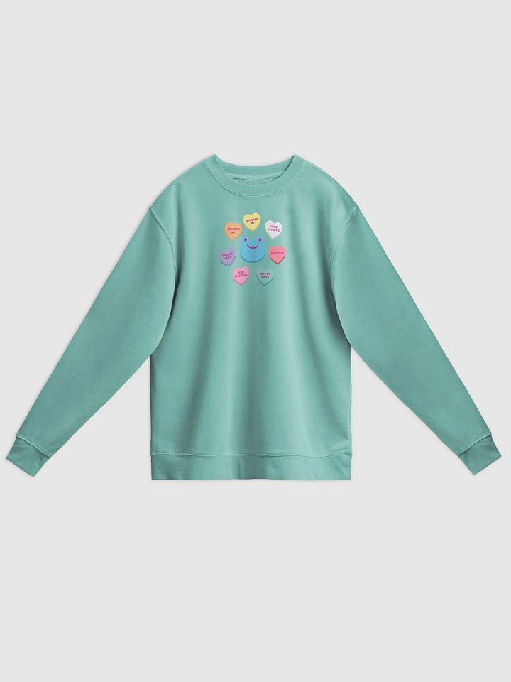 Froge Candy Heart Crewneck (Comfort Colors) product image (2)