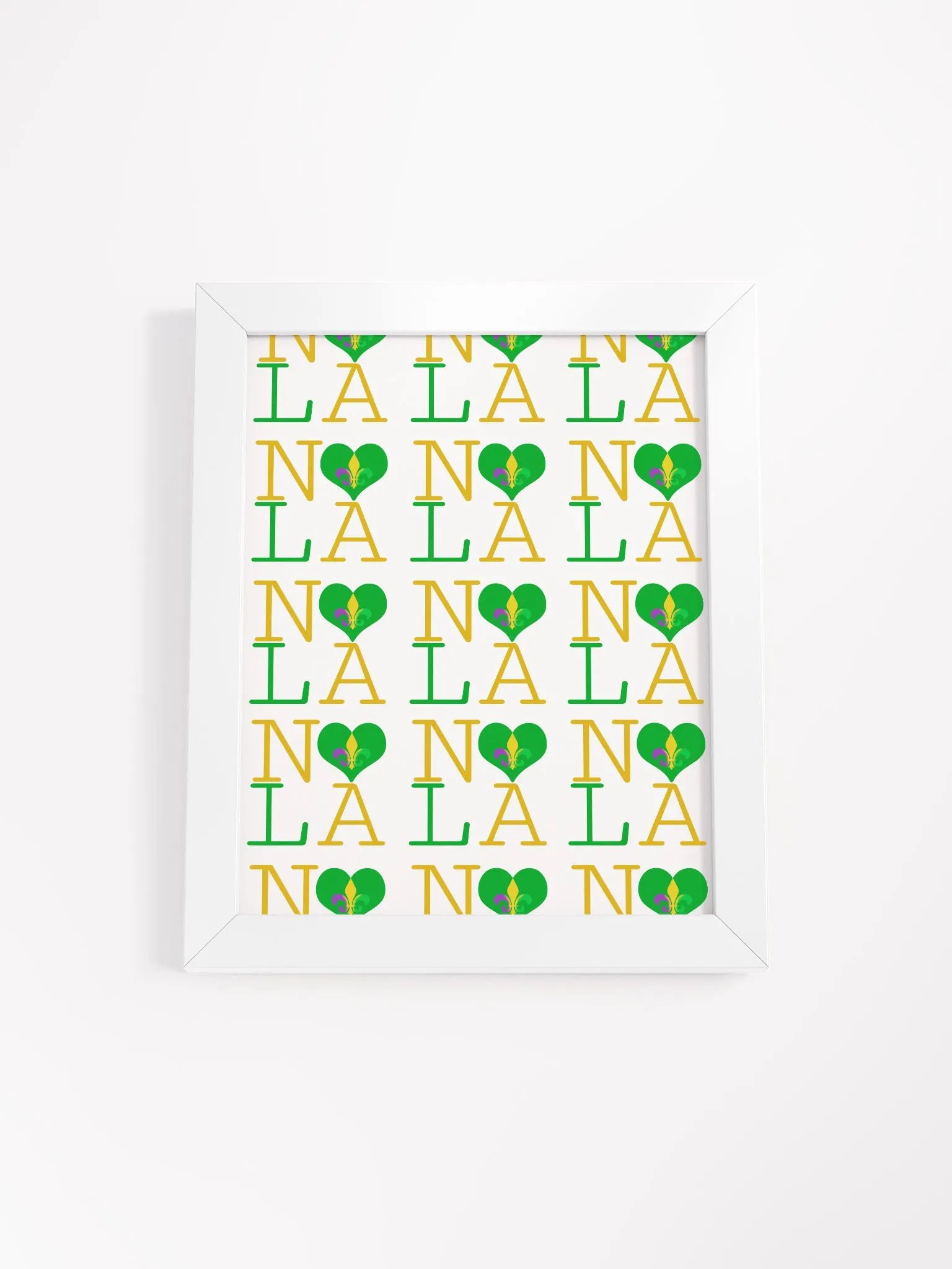 I LOVE NOLA **LEGACY POSTER** (MARDI GRAS 2 INFINITY WALL) product image (23)