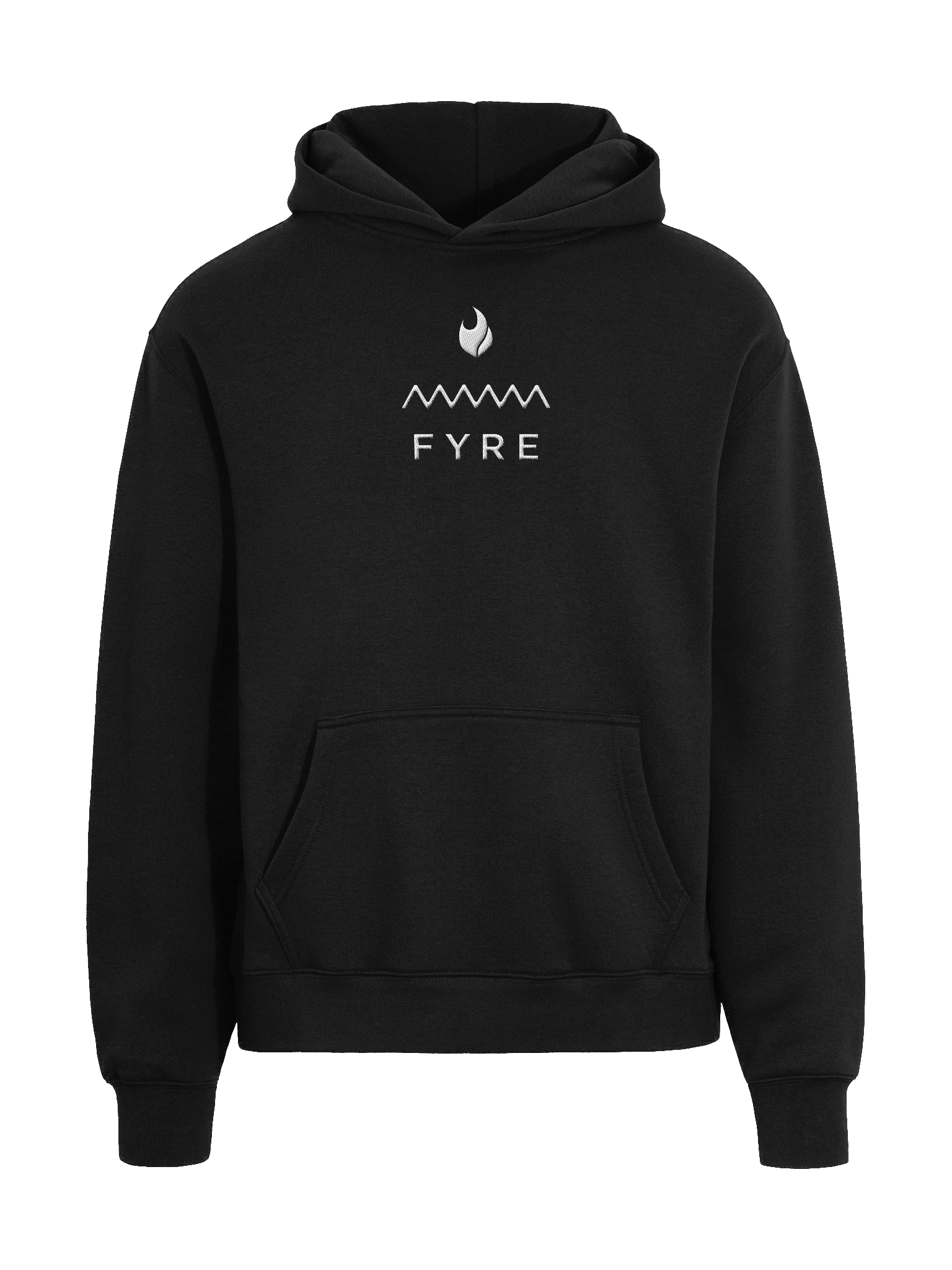 Black Hoodie - Large Embroidered Logo product image (3)