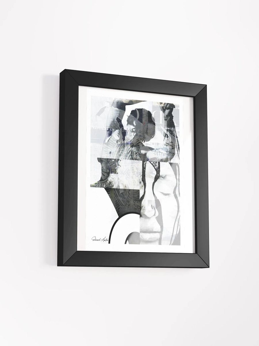 'Intrigue' by Edward Martin : Mixed Media Collage Print product image (2)