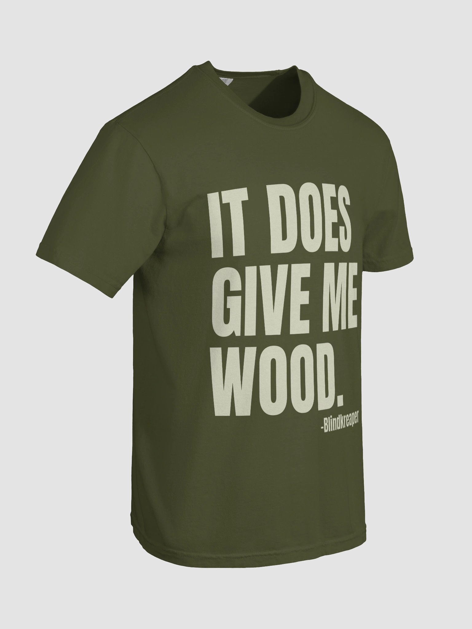 It Does Give Me Wood T-shirt - Green product image (7)