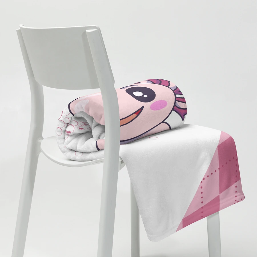 Pink And White Axolotl Blanket product image (9)