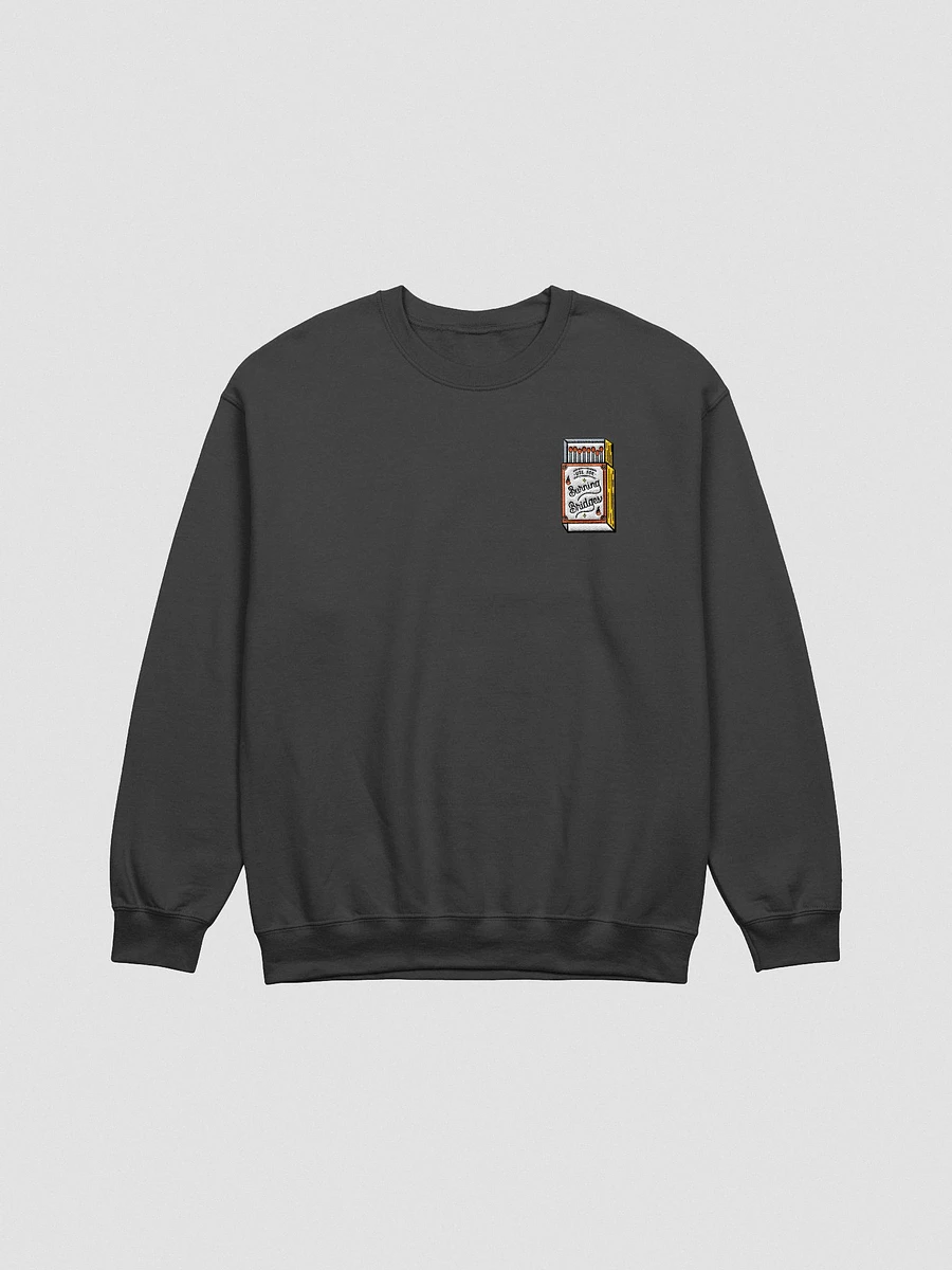 Burning Bridges Embroidered Sweater (Pocket Side) product image (2)