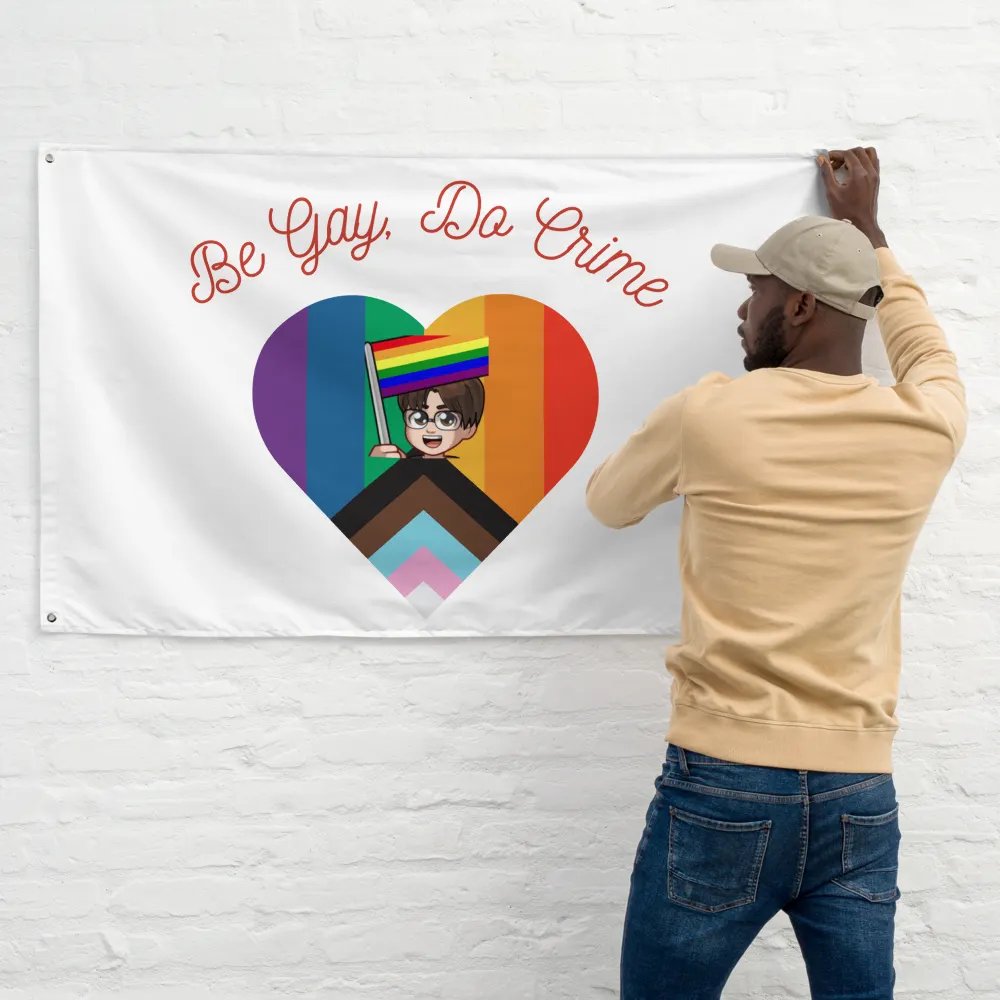Be Gay, Do Crime Flag product image (11)