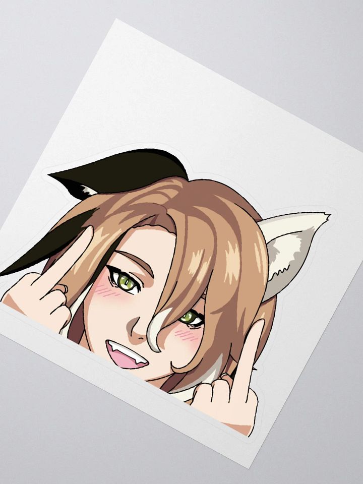 Sid peeker sticker with middle fingers product image (2)