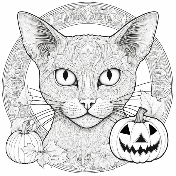 HALLOWEEN CATS - Colouring for Cat Lovers - BOOK THREE product image (6)