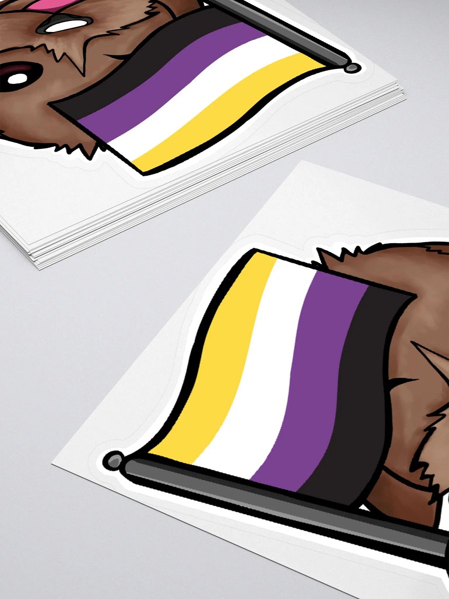 Nonbinary Pride Pablo Sticker product image (10)