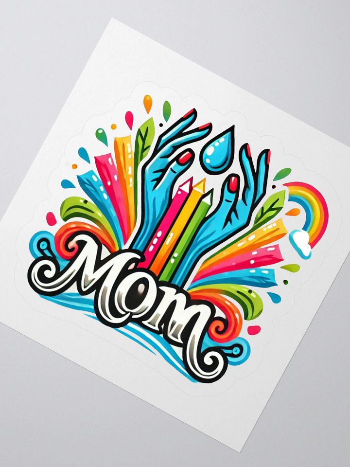 Mom's Love Kiss Cut Stickers product image (5)