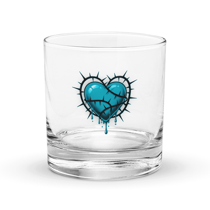 No Guts No Glory rocks glass product image (1)