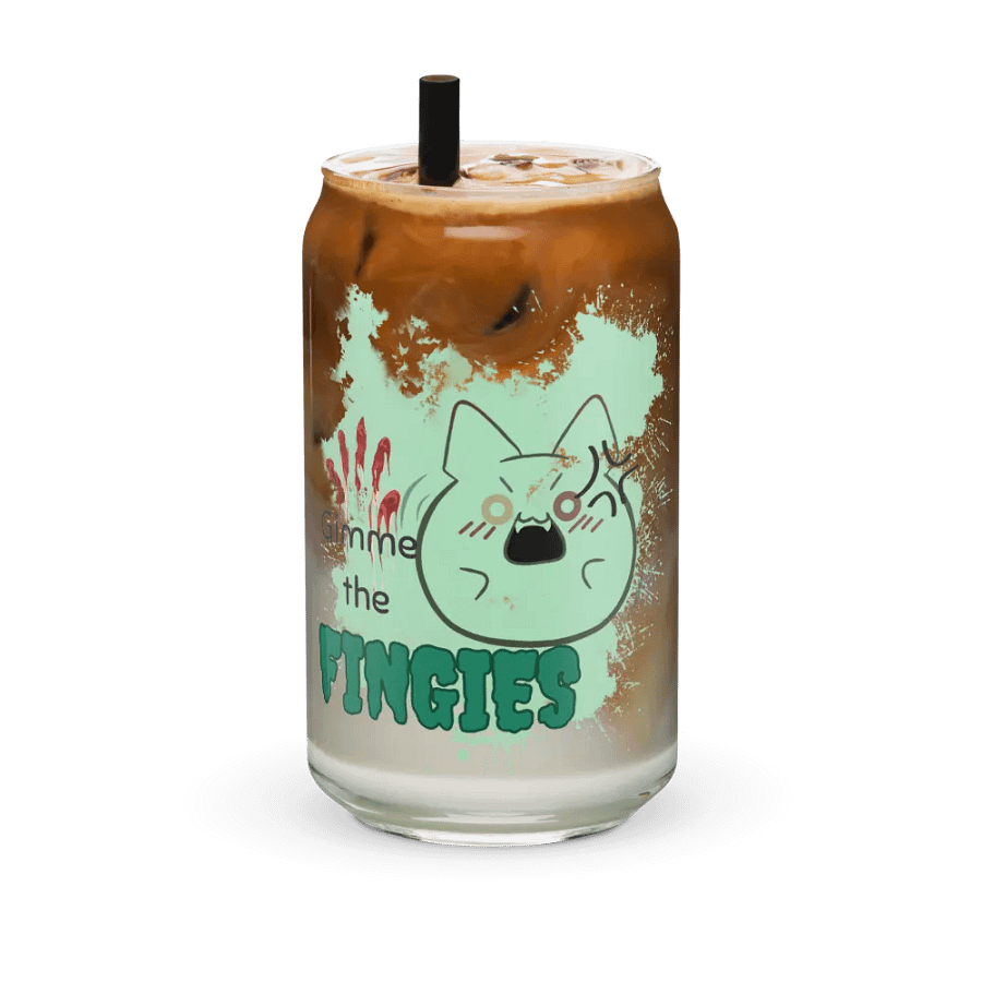 Gimme the Fingies Can-Shaped Glass product image (7)