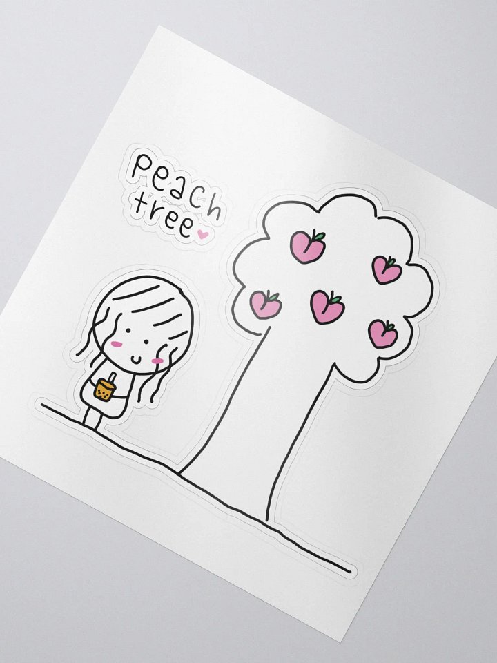 Peach Tree Sticker product image (2)