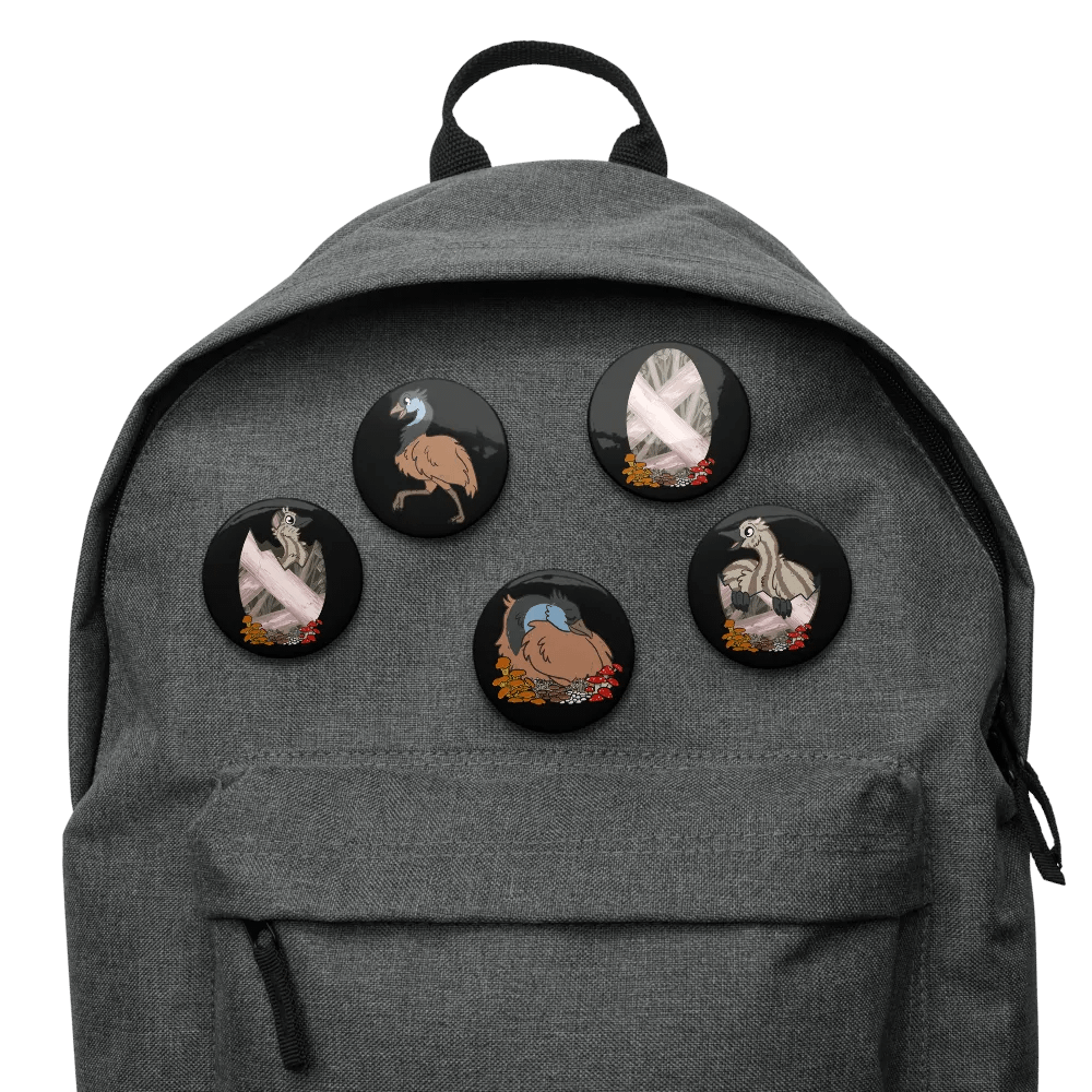 RAWR Earthen Pins - Large Black product image (2)
