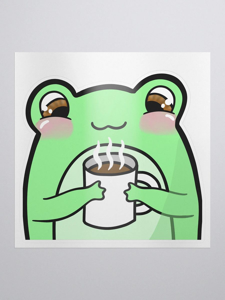 Coffee Frog Sticker product image (1)