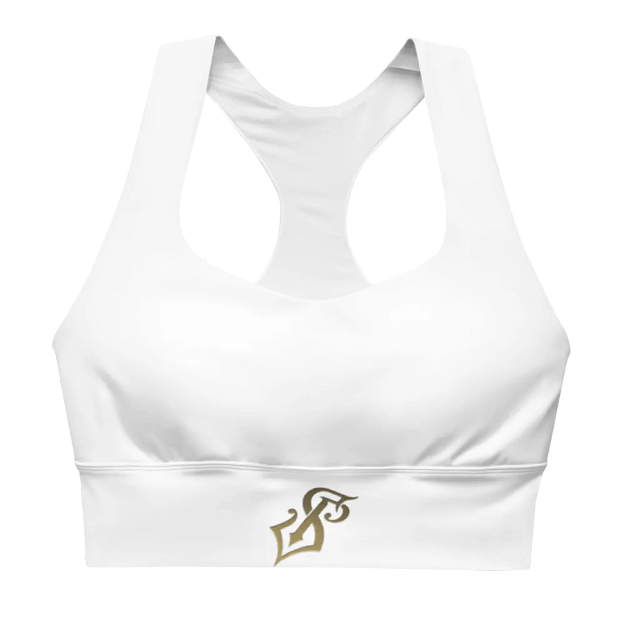 Golden Swirls All-Over Sports Bra product image (1)