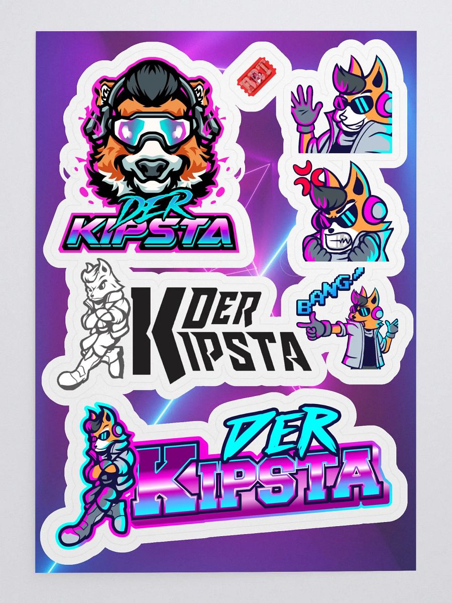 Kipsta Legacy Logo/Emote Sticker Sheet product image (3)