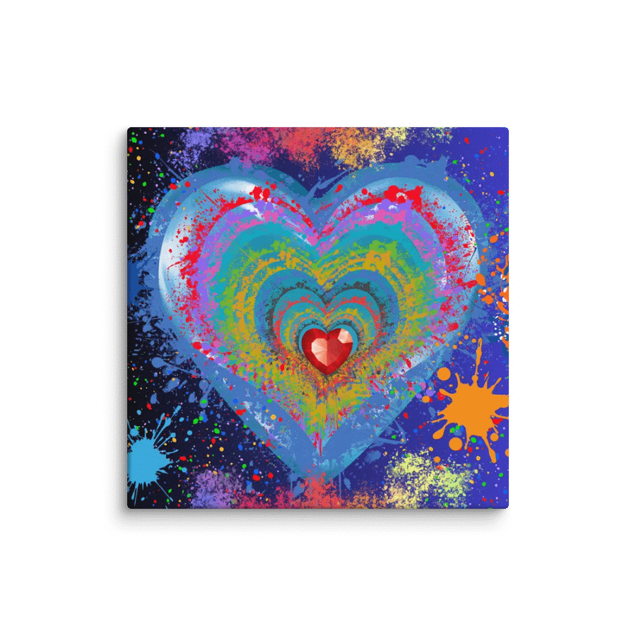 Heartbeat Splash Canvas product image (6)